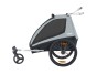 Thule Coaster XT - Ľahký, dvojmiestny vozík za bicykel pre ľahké dochádzanie