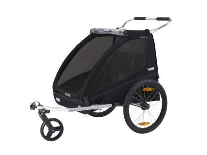 Thule Coaster XT - Ľahký, dvojmiestny vozík za bicykel pre ľahké dochádzanie
