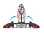 Nosič 3 kolies na ťažné Hapro Atlas Smartfold III skladacie