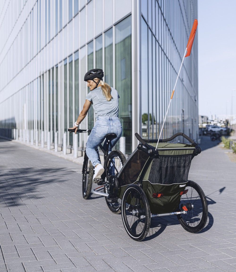 Náhľad produktu - Thule Chariot Lite SINGLE Vintage Green