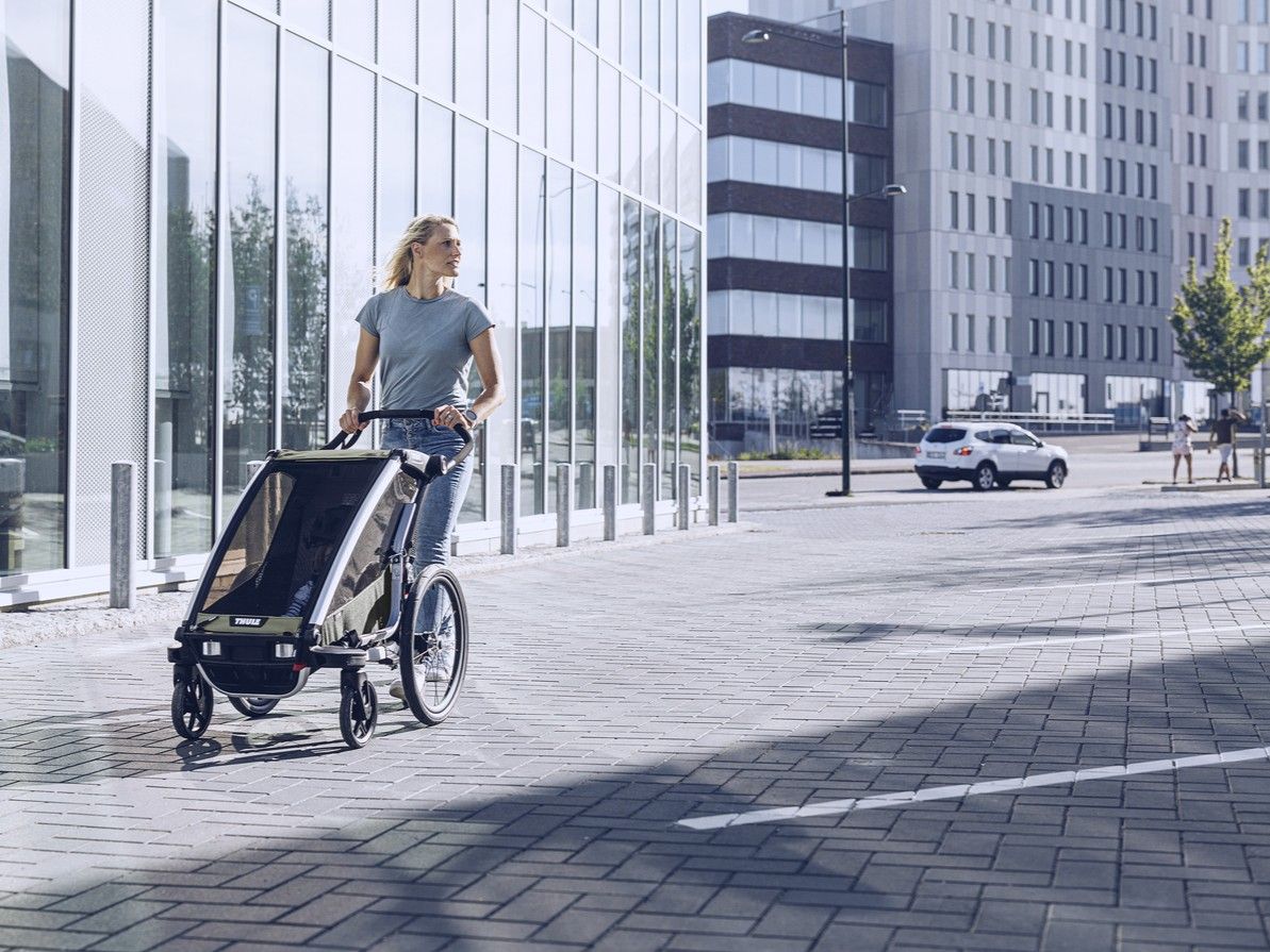 Náhľad produktu - Thule Chariot Lite SINGLE Vintage Green