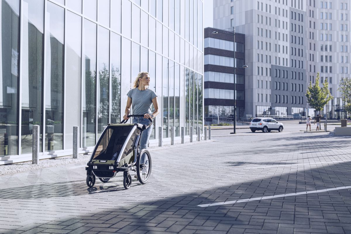 Náhľad produktu - Thule Chariot Lite DOUBLE Vintage Green
