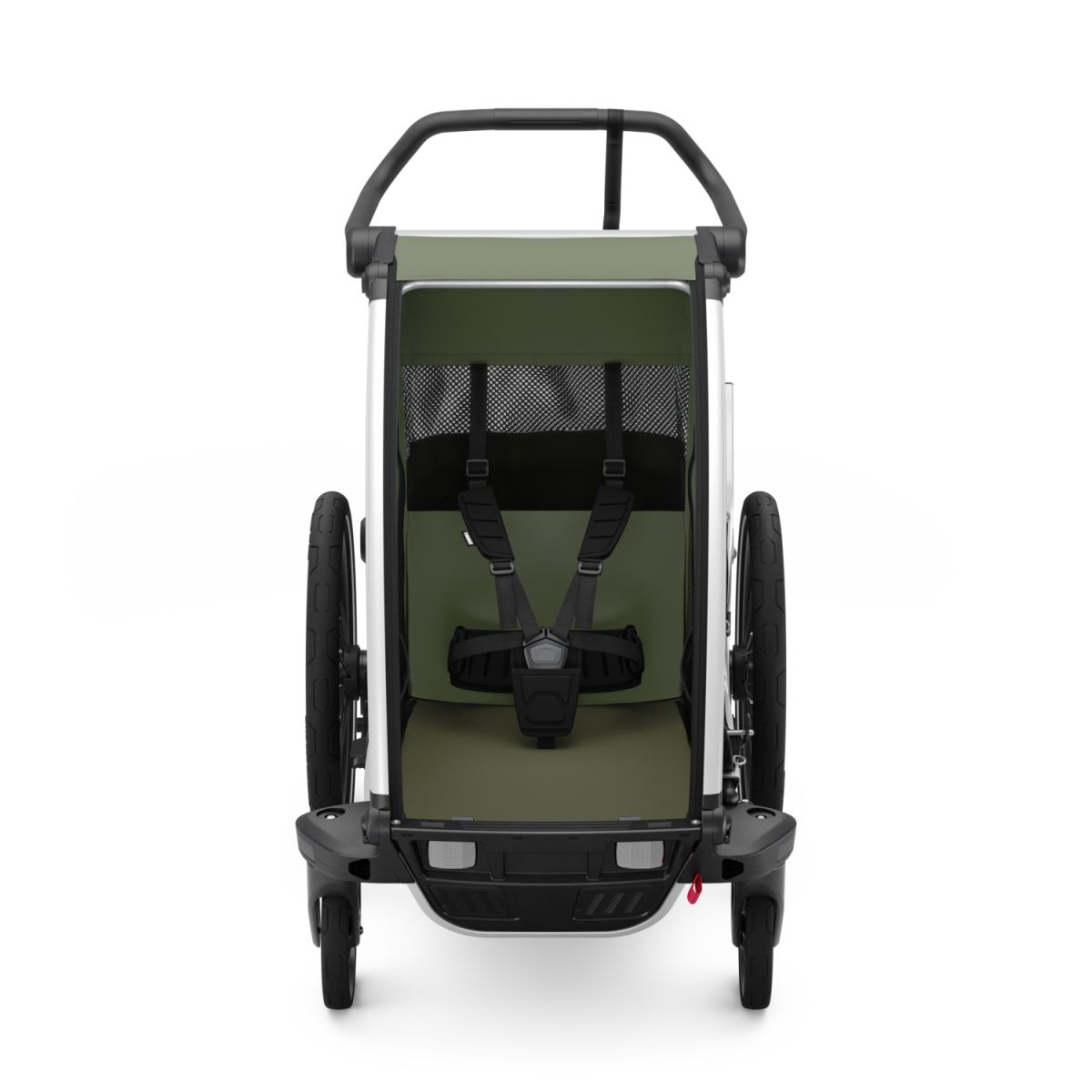 Náhľad produktu - Thule Chariot Lite SINGLE Vintage Green + bike set + kočíkový set + bežecký set