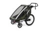 Thule Chariot Lite SINGLE Vintage Green + bike set + kočíkový set + bežecký set