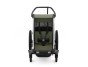 Thule Chariot Lite SINGLE Vintage Green + bike set + kočíkový set + bežecký set