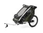 Thule Chariot Lite SINGLE Vintage Green + bike set + kočíkový set + bežecký set