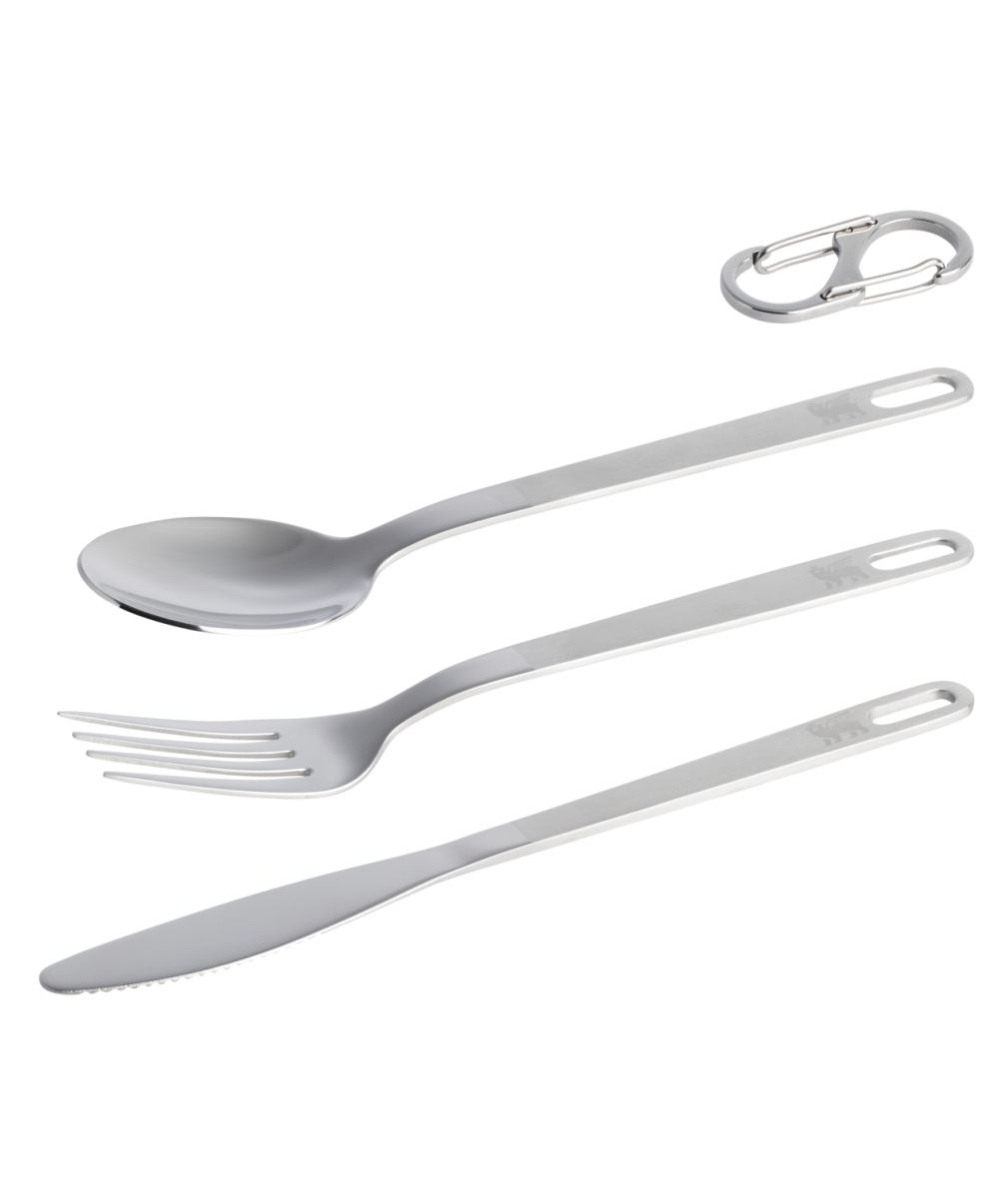 Náhľad produktu - STANLEY Wildfare Pro Stainless Steel Cutlery - jedálenský príbor set-vidlička+ nôž+ lyžica na karabí