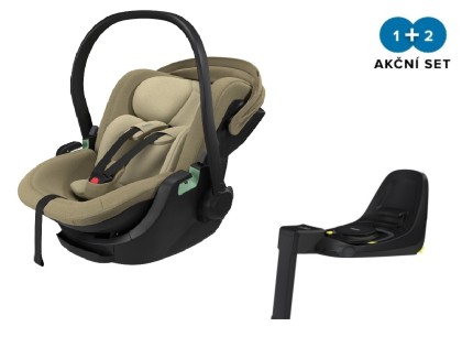 Autosedačka Thule Maple - Light Khaki + základňa ISOFIX Thule Alfi
