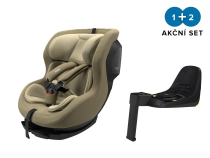 Autosedačka Thule Elm 360 - Faded Khaki + základňa ISOFIX Thule Alfi