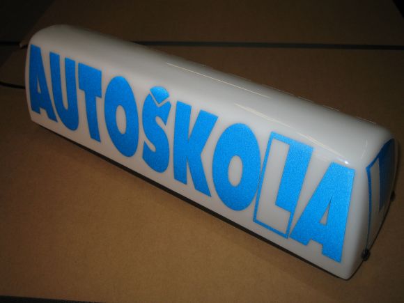 Náhľad produktu - Svietidlo AUTOŠKOLA magnetický transparent Car Lamp - Torola design