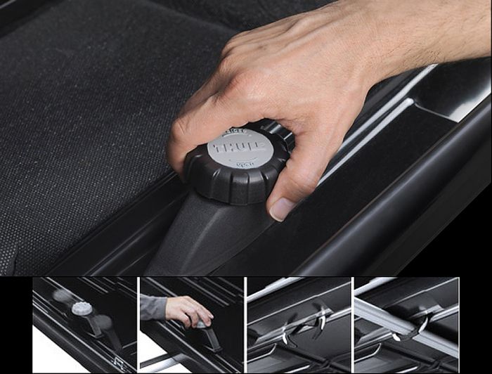 Náhľad produktu - Strešný box Thule Touring Sport (600) Aeroskin titánový