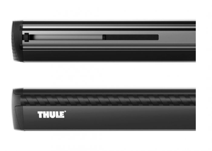 Náhľad produktu - Nosič Thule 753 WingBar tyče na zabudované pozdĺžniky ČIERNE